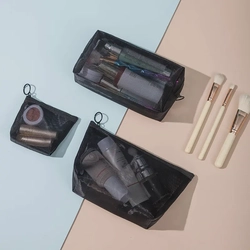 Visible Breathable Cosmetic Bag Set of 3