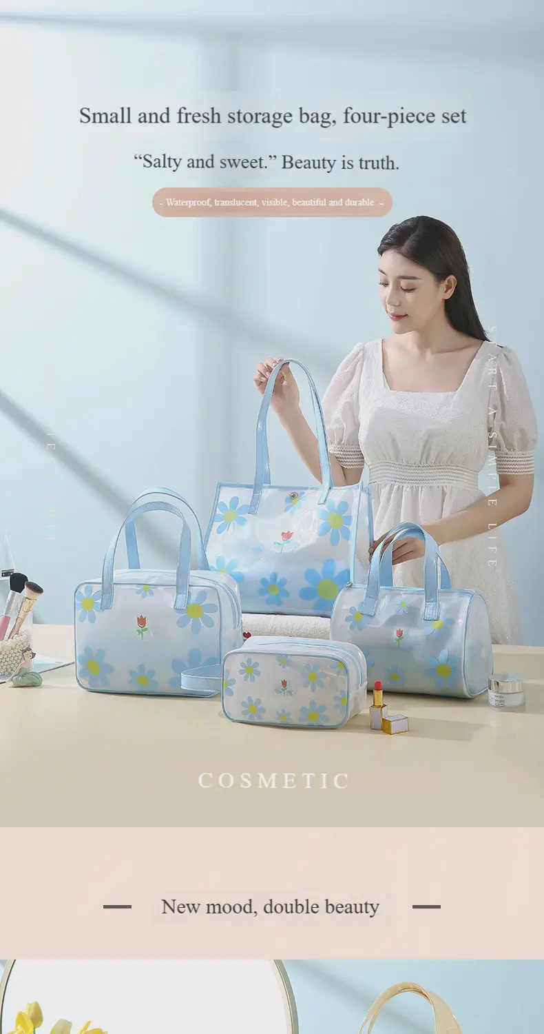 1 Translucent Cosmetic Bag