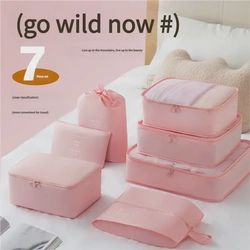 Travel organizer 7-piece set