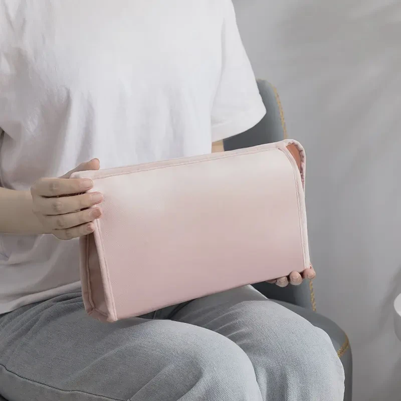 Korean version of the velvet makeup organizer bag