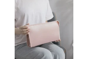 Korean version of the velvet makeup organizer bag