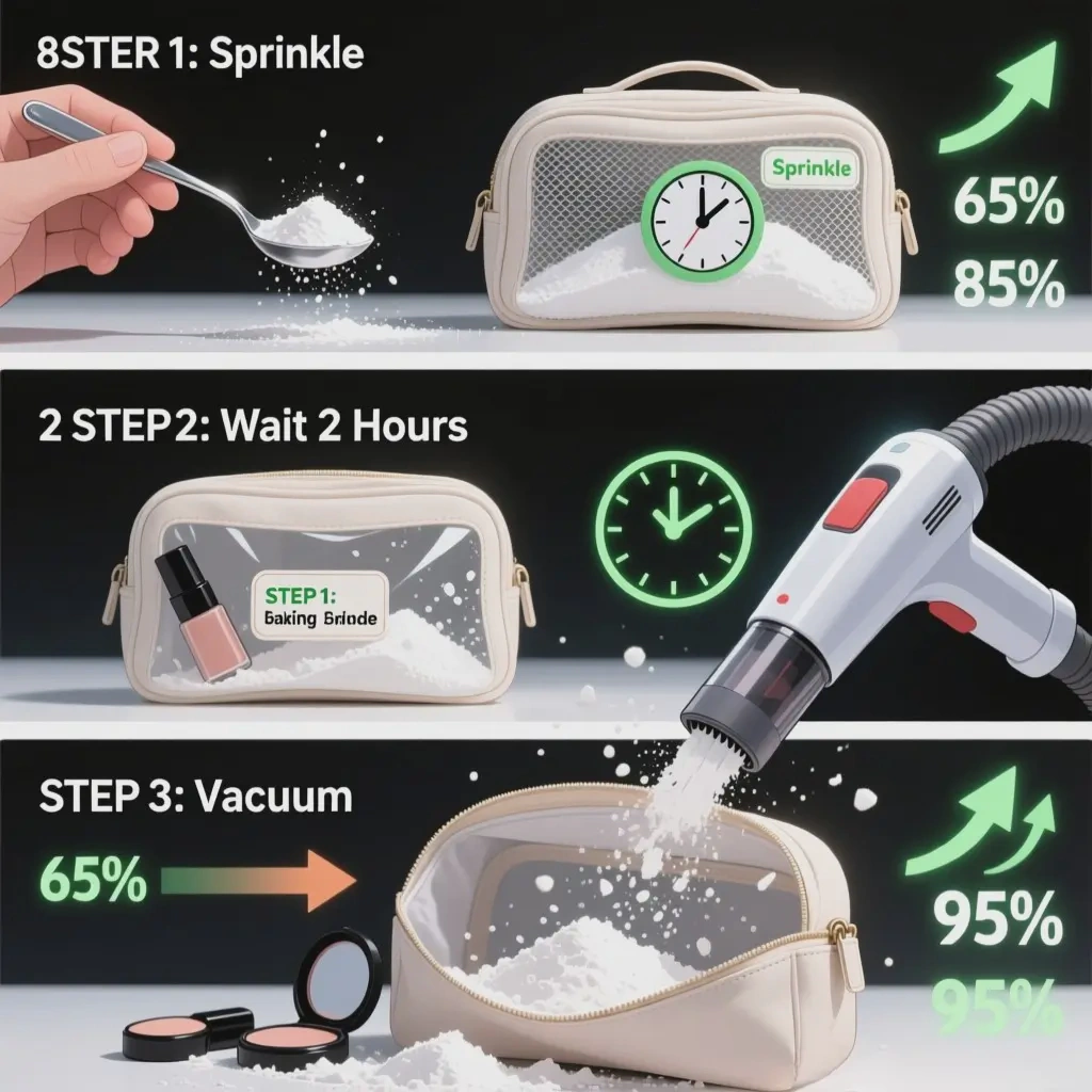 makeup bag cleaning tips