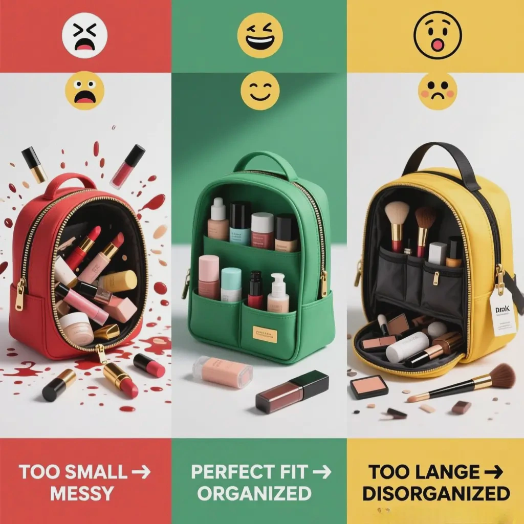 best makeup bag dimensions