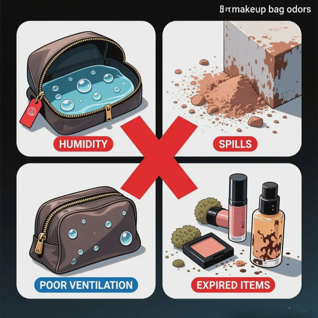 deodorize makeup bag