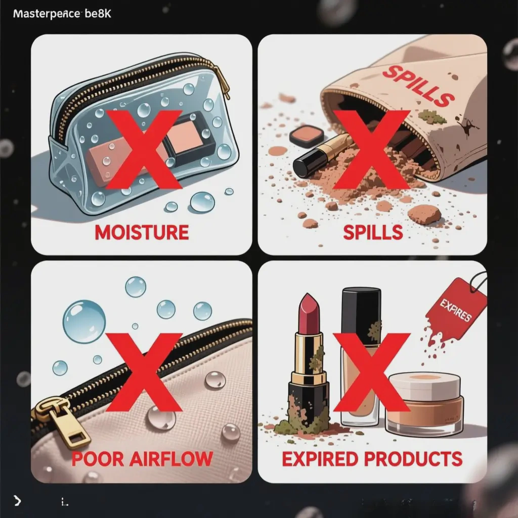 fresh smelling cosmetic bag