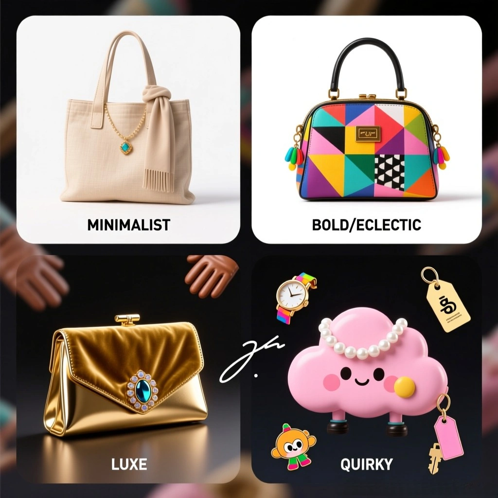 bold pattern makeup bag