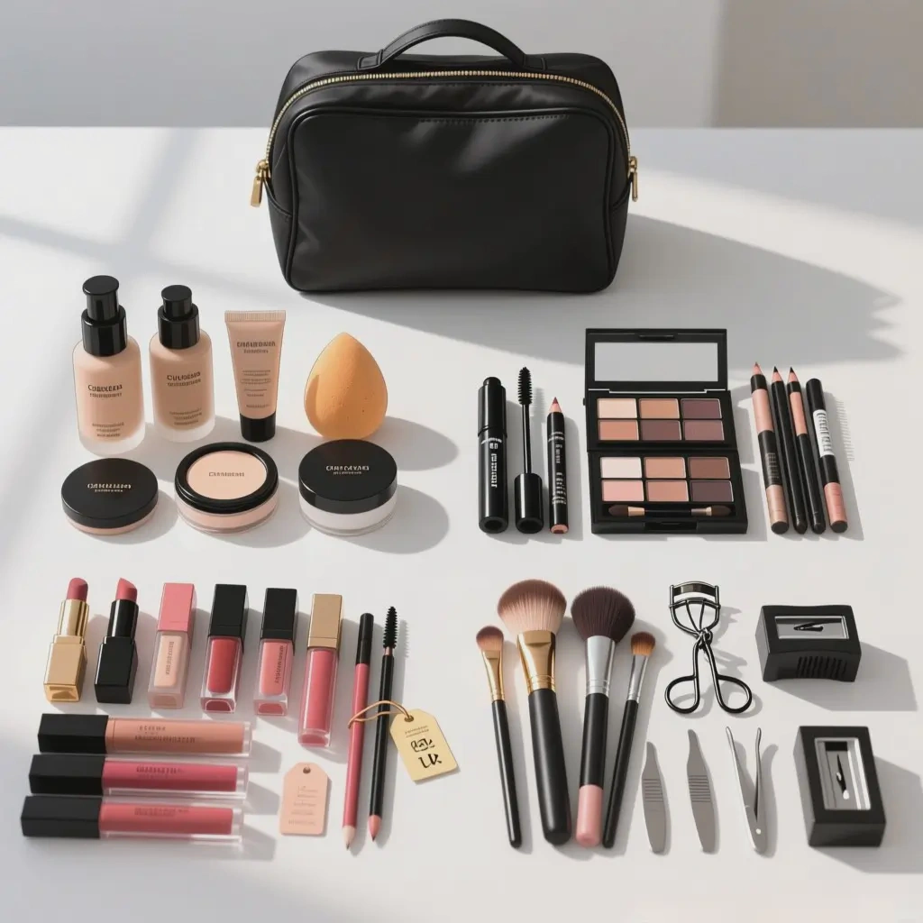 organize large makeup bag