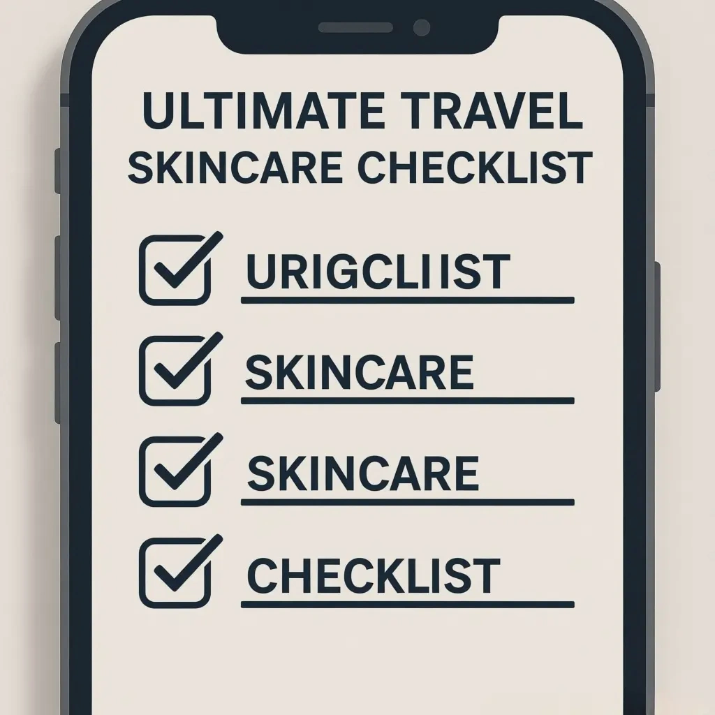 how to travel with skincare