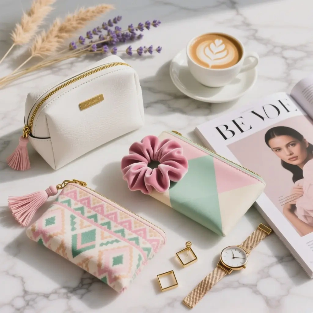 Ins fashion makeup bag