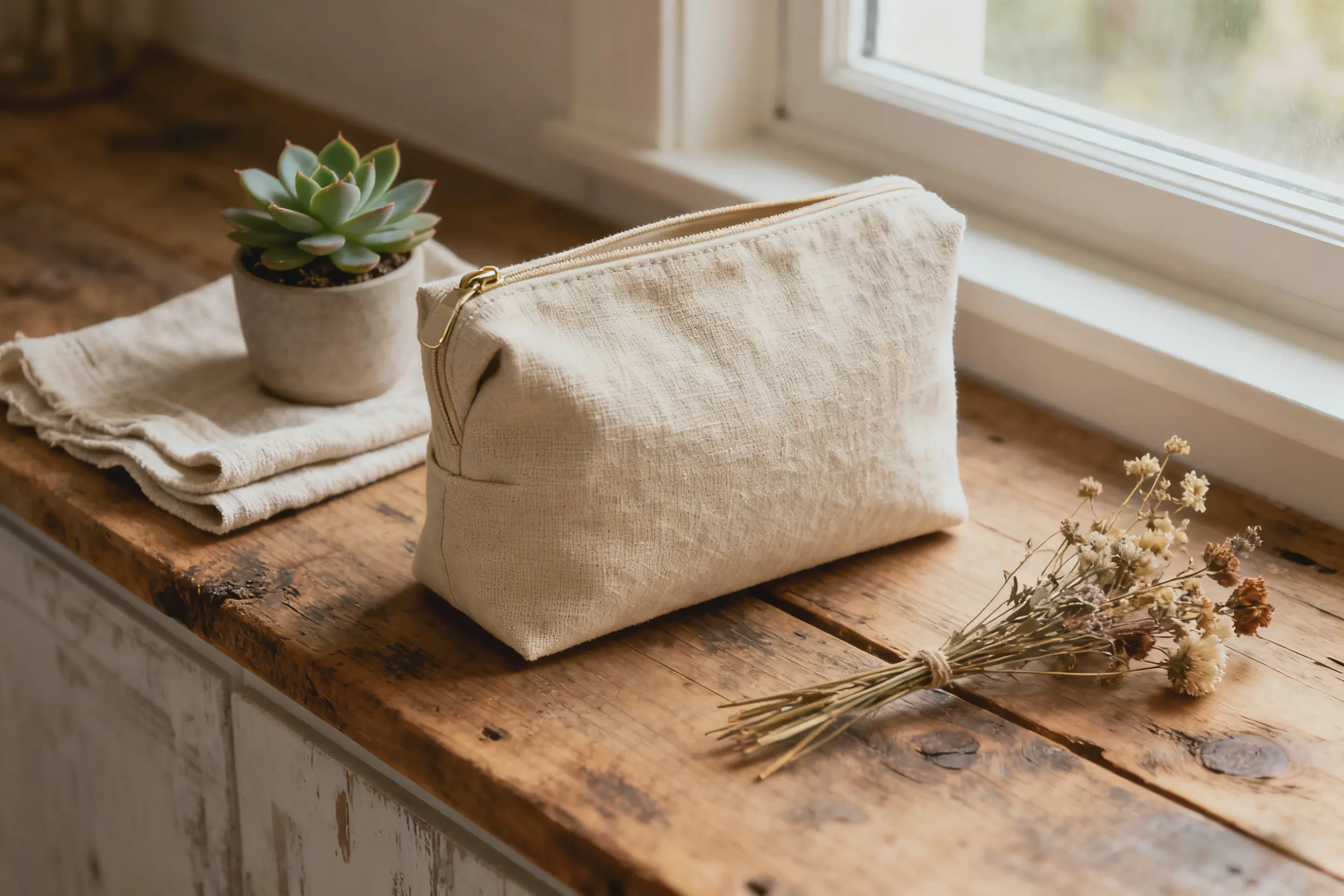 makeup bag material guide