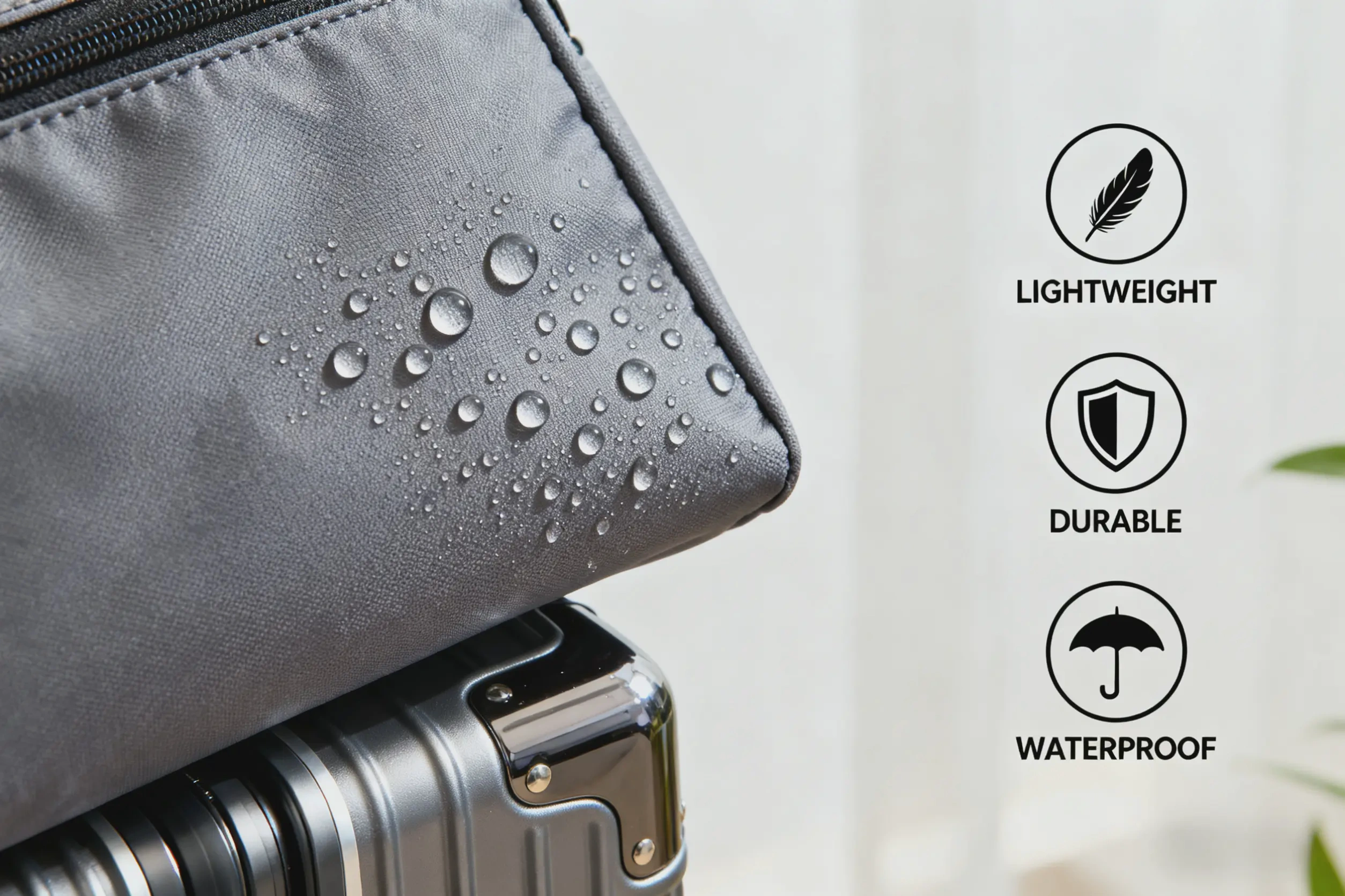 clear PVC makeup bag