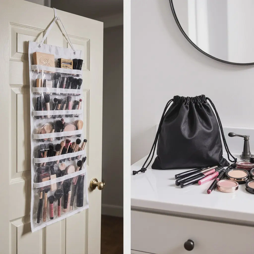 hanging makeup bag