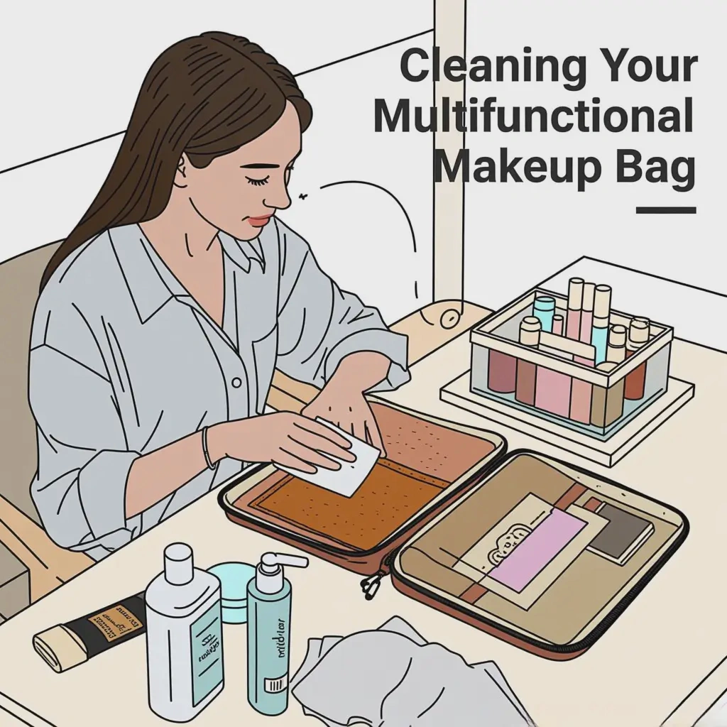 cleaning multifunctional makeup bag