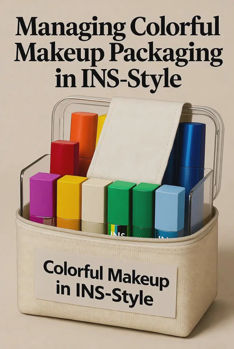 colorful makeup packaging