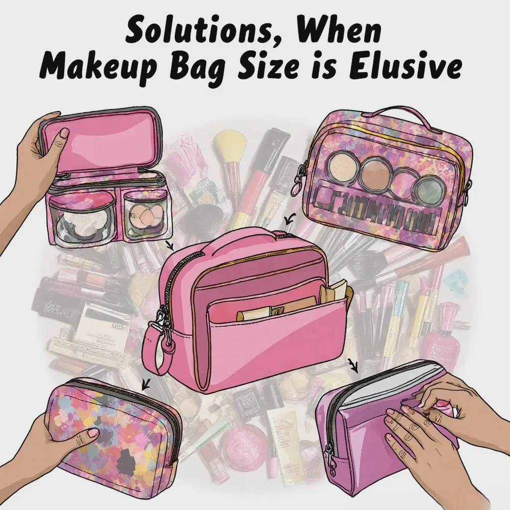 makeup bag size