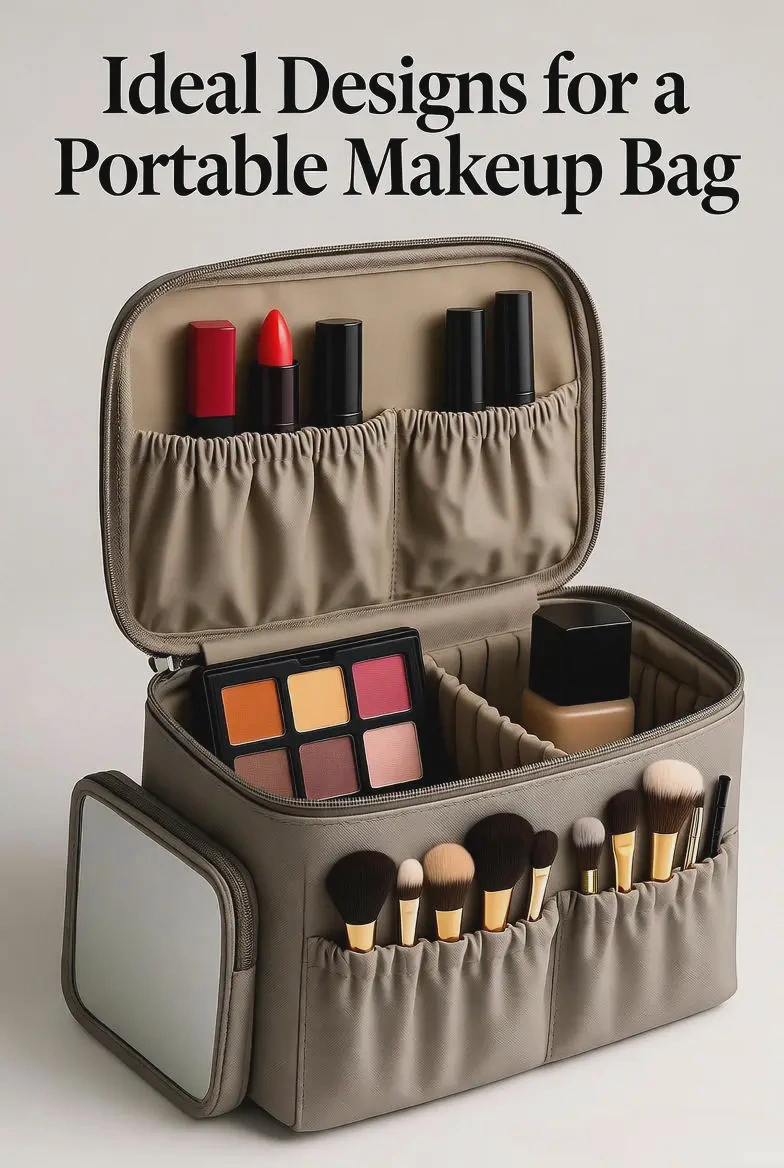 compact makeup bag