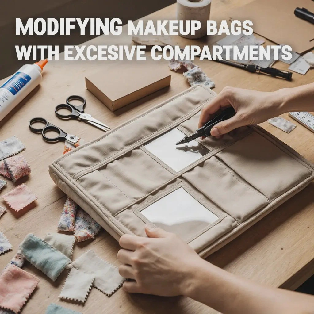 makeup bag modification