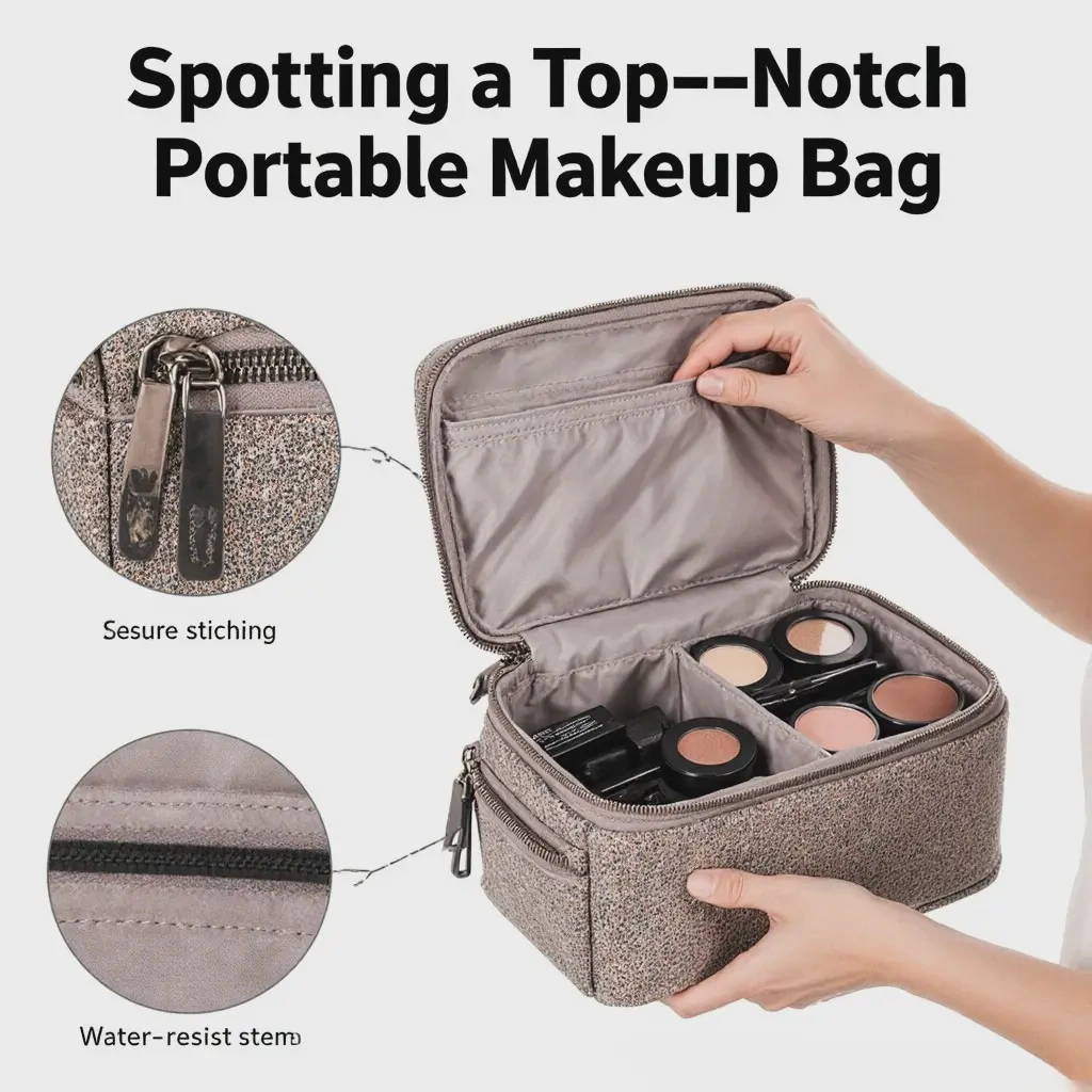 good - quality portable makeup bag