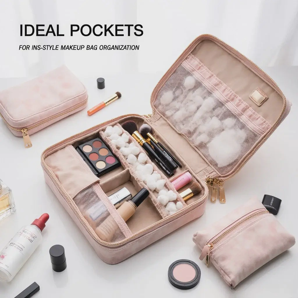 INS - style makeup bag