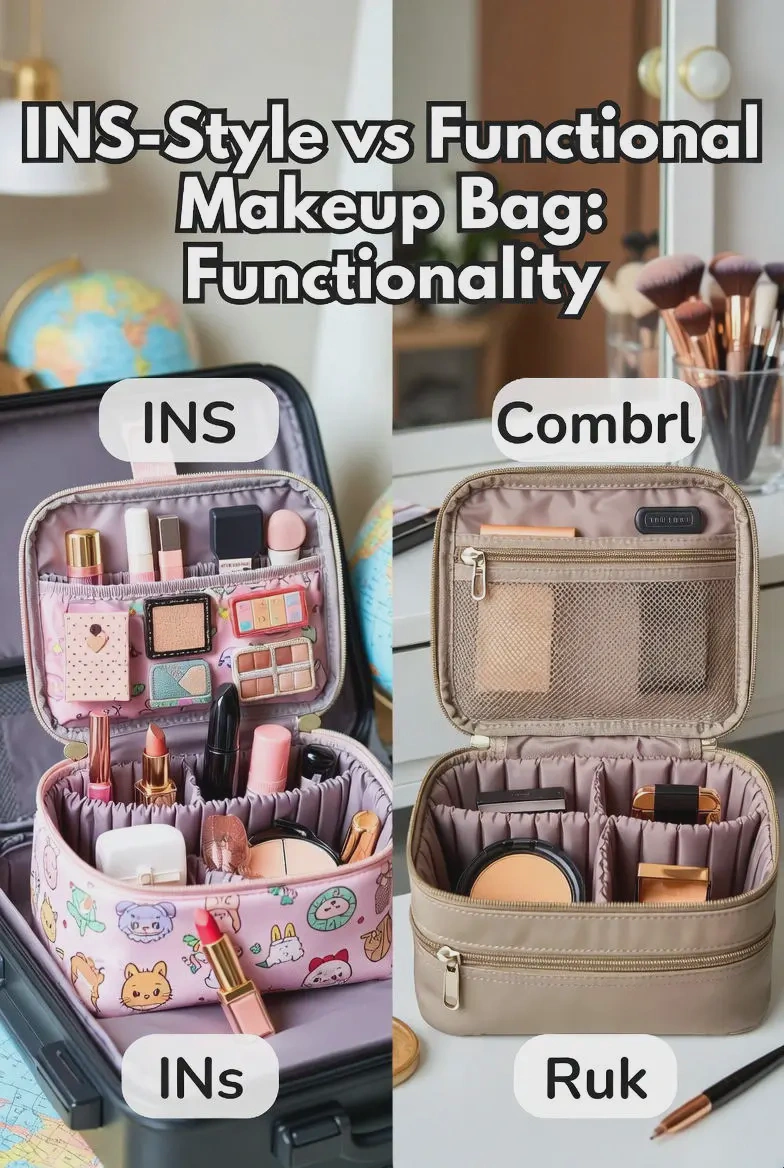 INS - style makeup bag