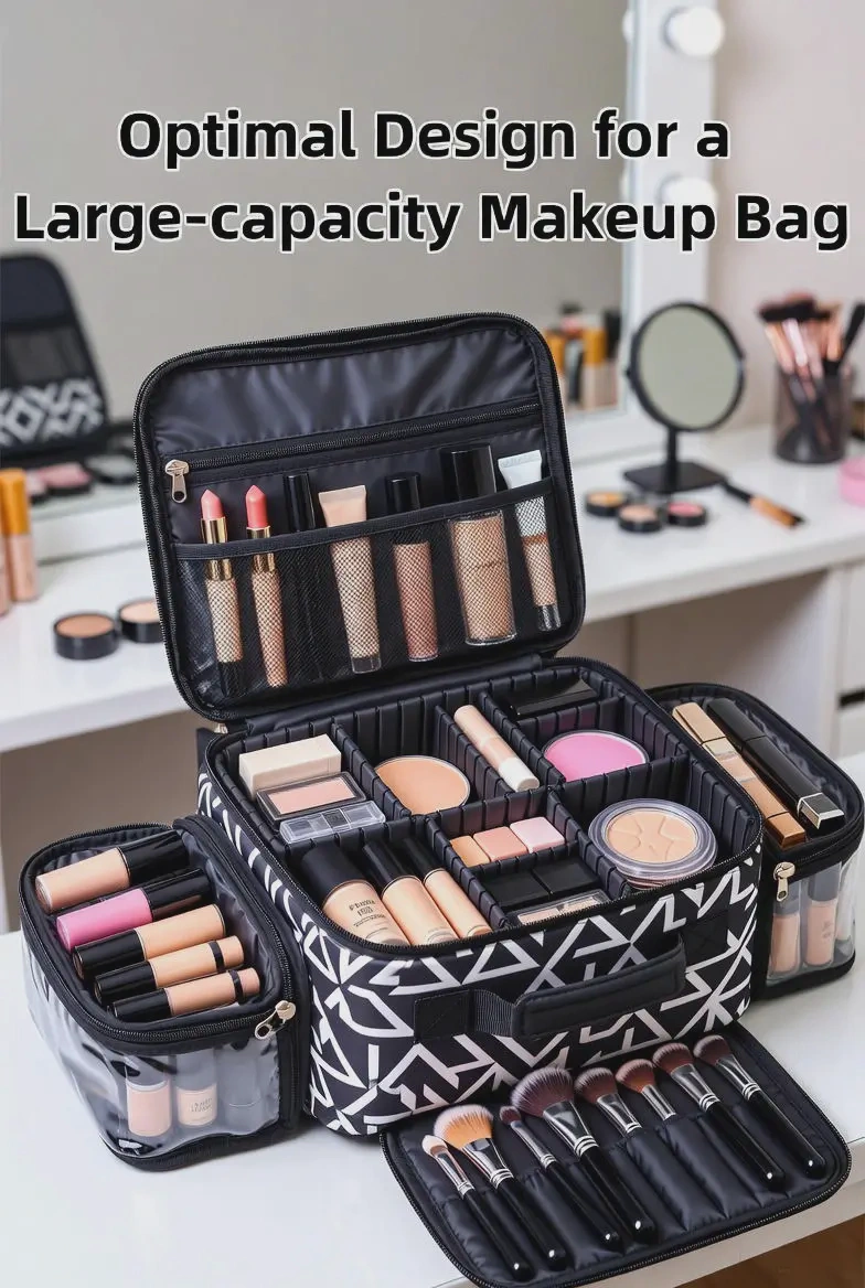 makeup bag compartments