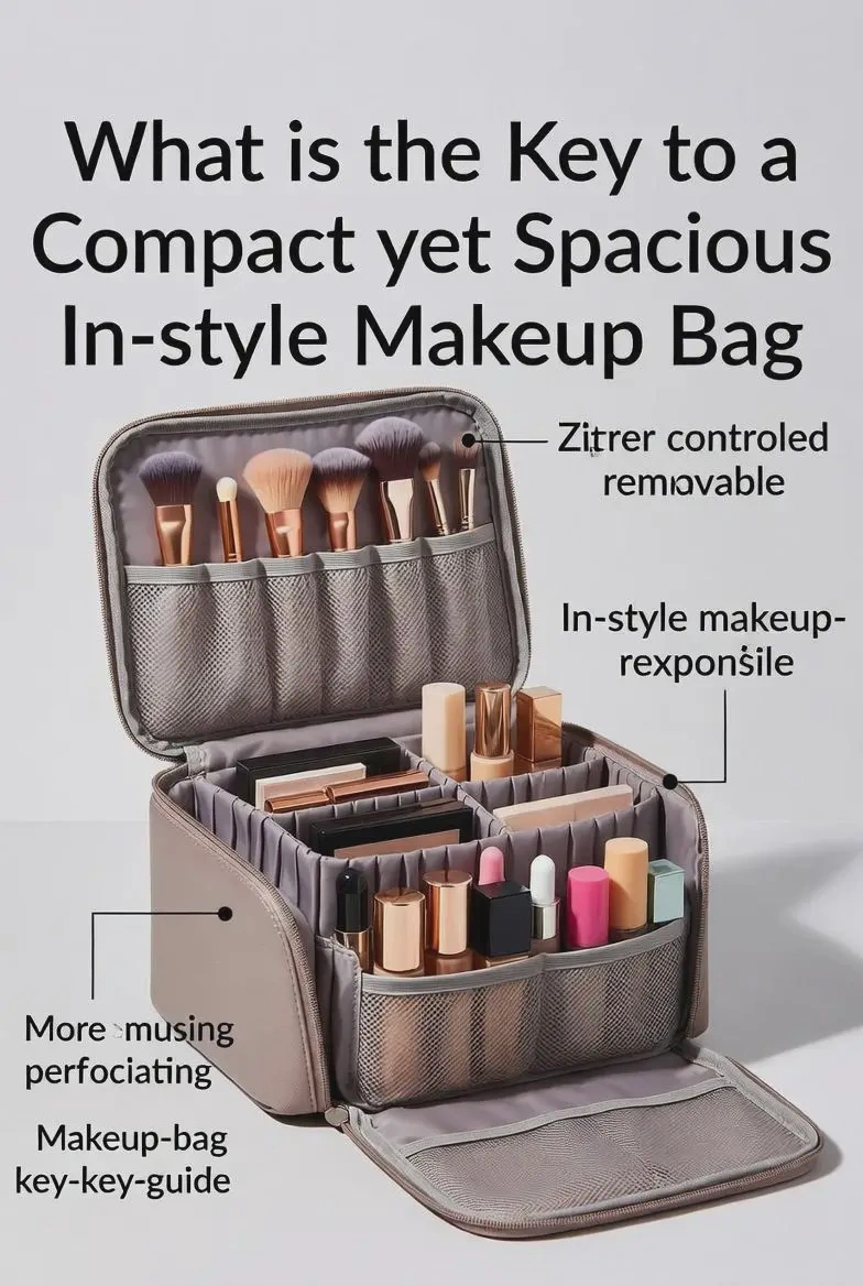 compact makeup bag