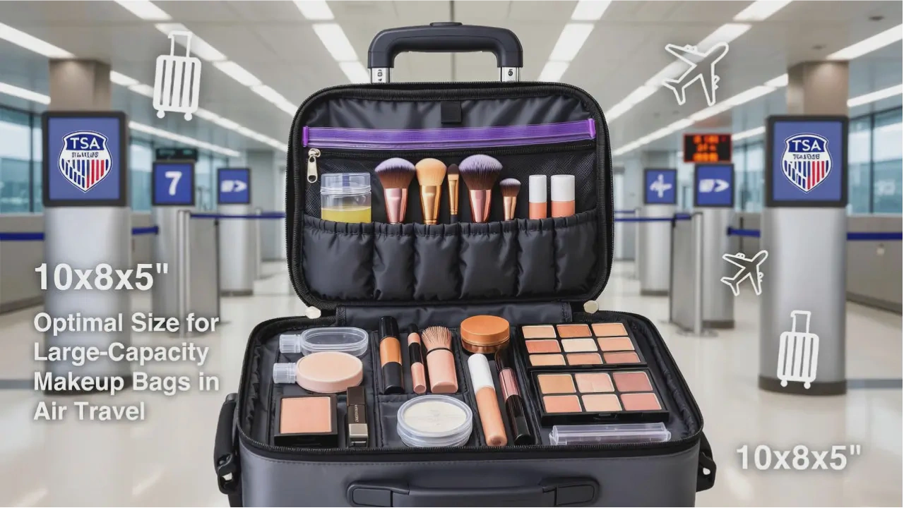Large-capacity makeup bags