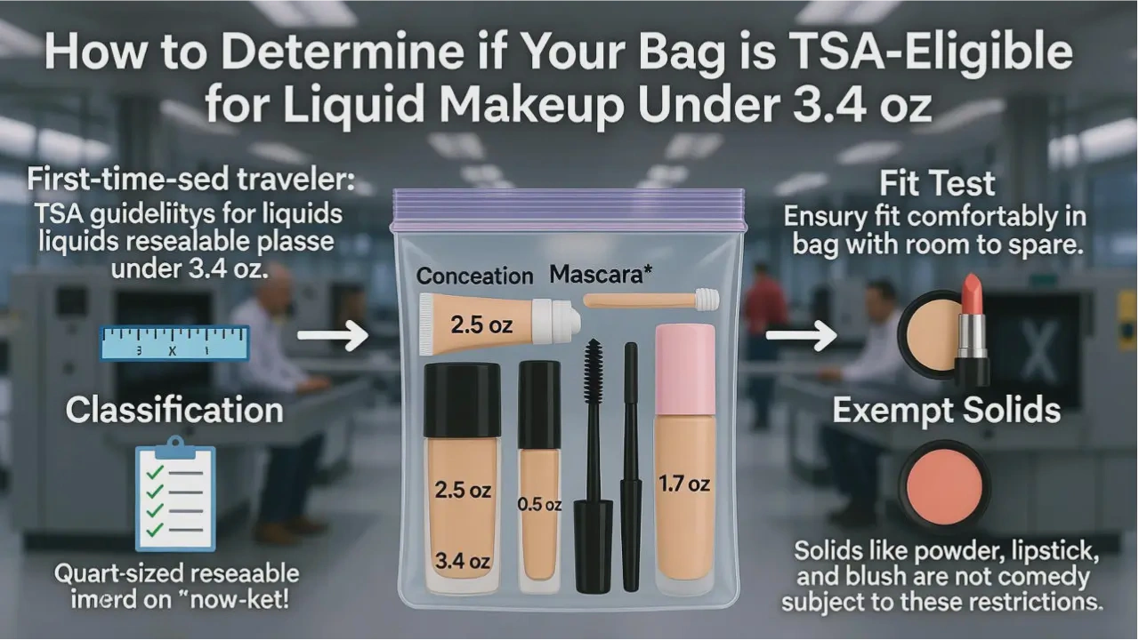 TSA makeup bag eligibility