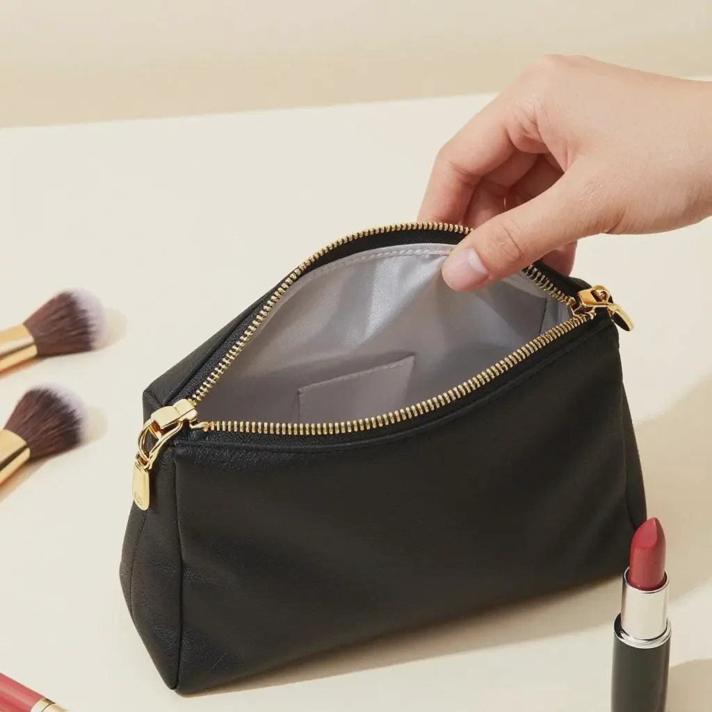 how to choose cosmetic bag closure