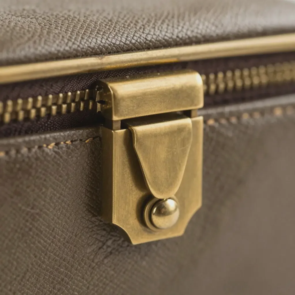 durable cosmetic bag hardware