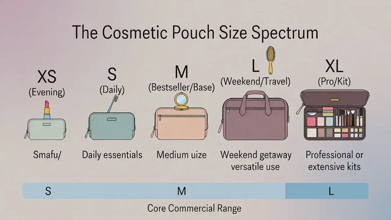 pouch size increments