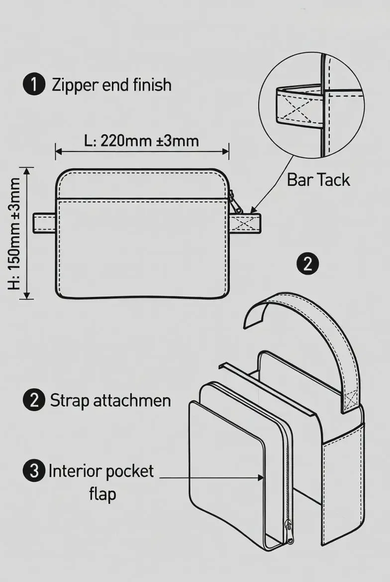 BOM for cosmetic bag(1)