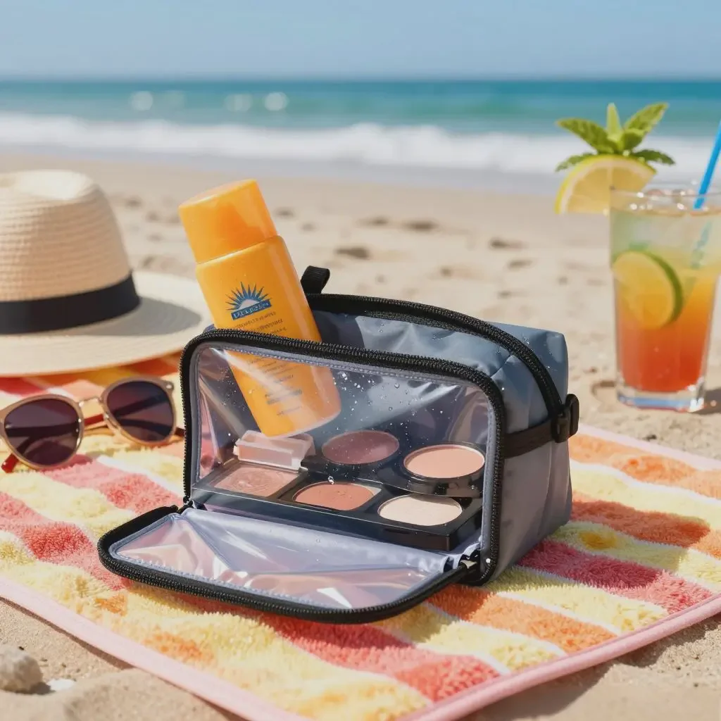 Waterproof makeup bag(1)