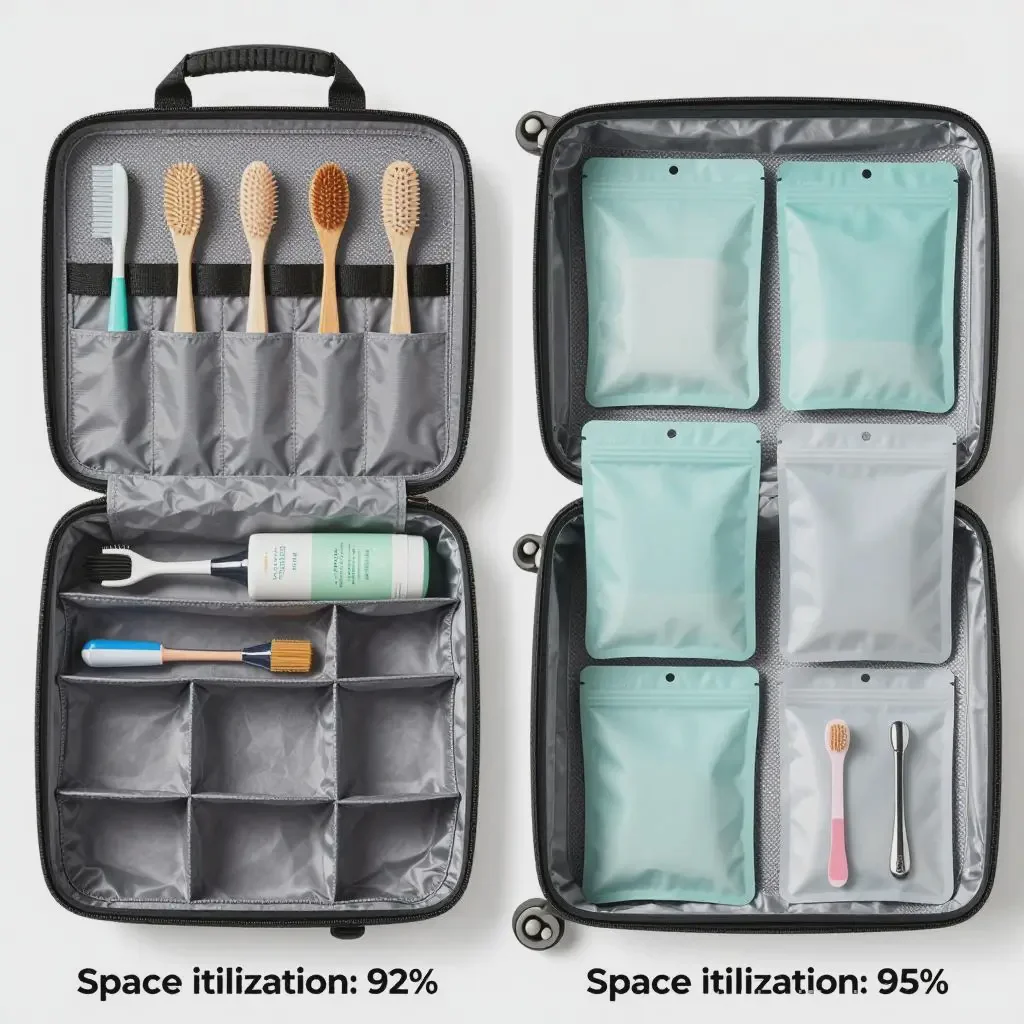 Travel makeup storage system(1)