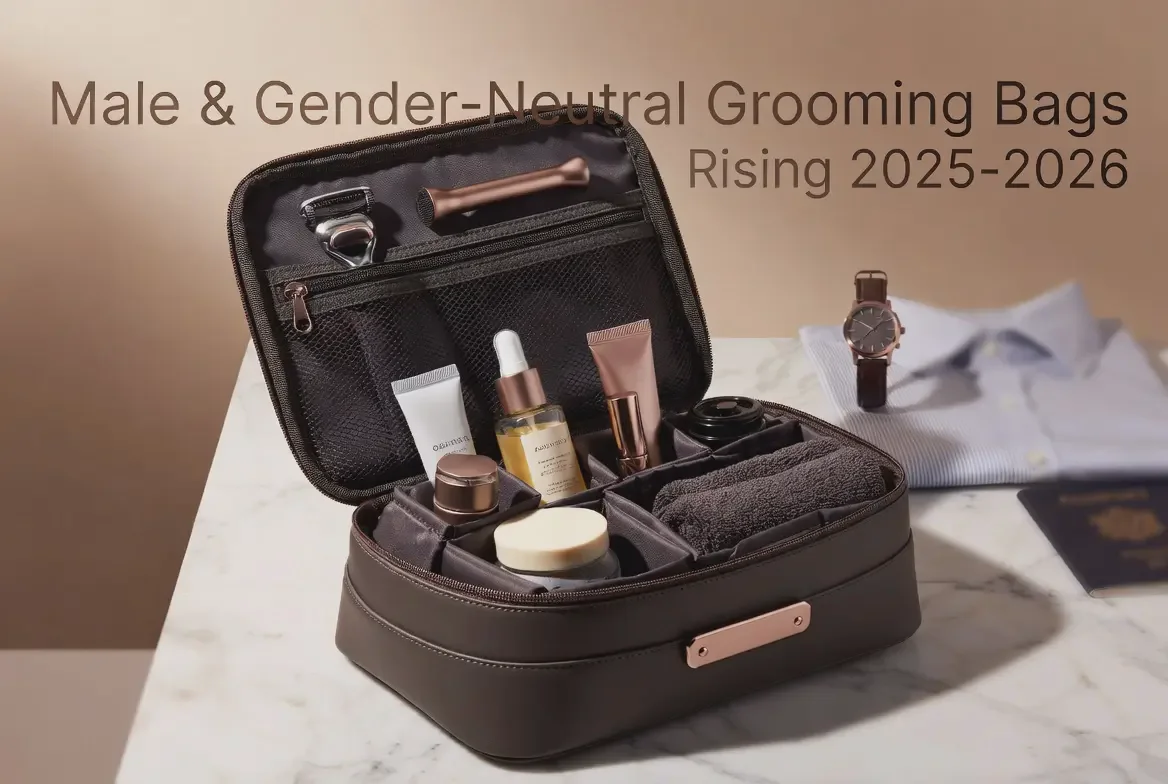 male portable grooming bag