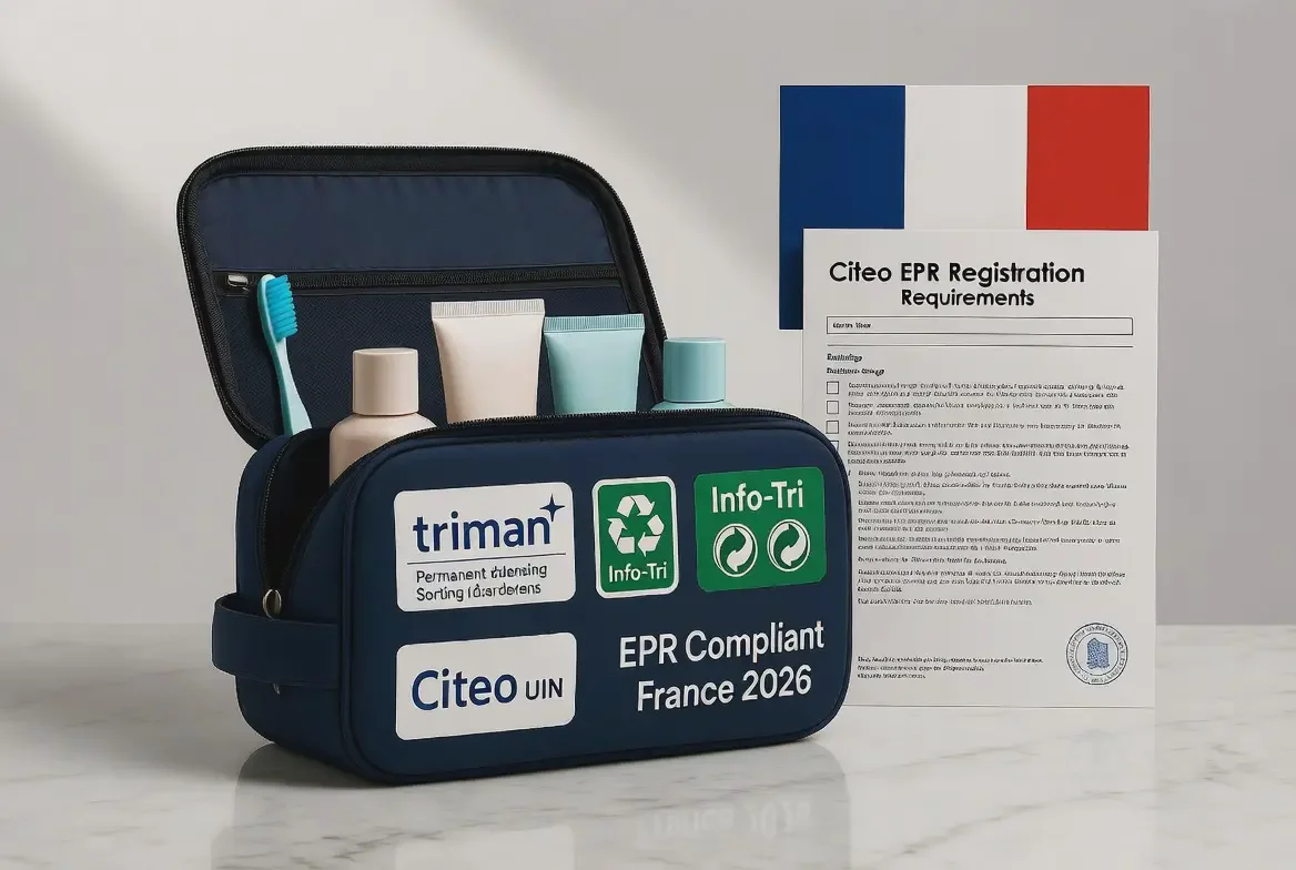 citeo epr travel toiletry bag