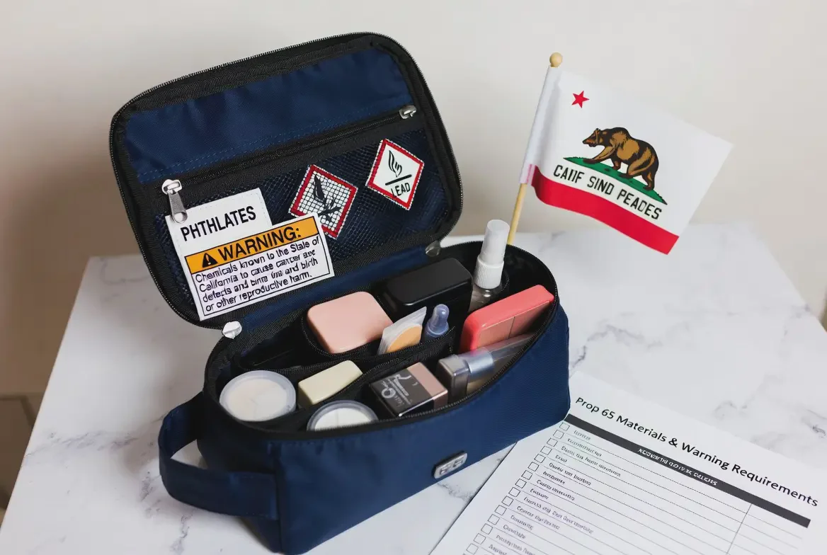 prop 65 phthalates cosmetic bag