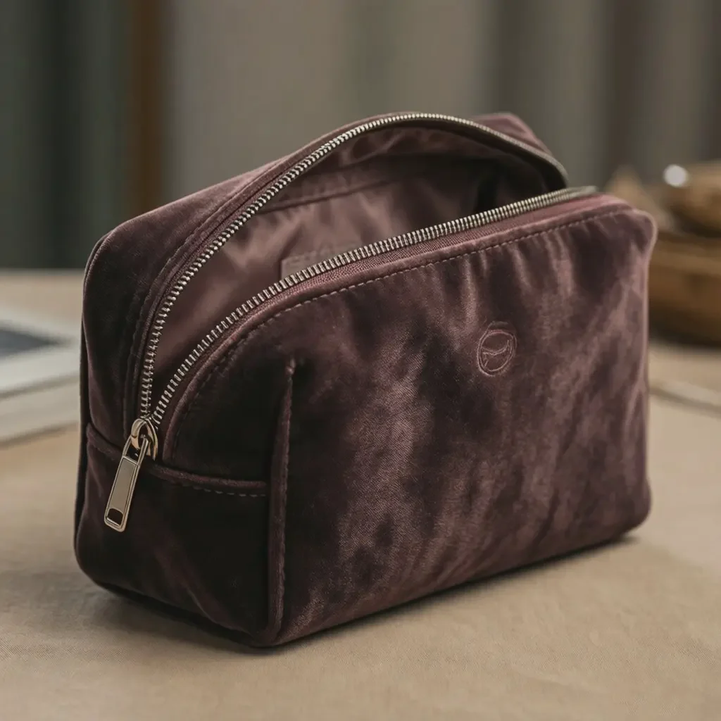 premium velvet makeup bags