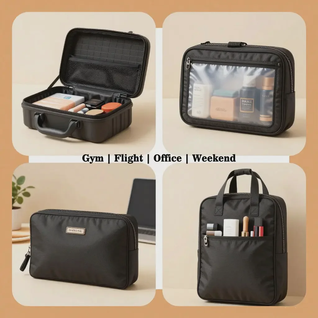 makeup-bag-scenario-design-gym-flight-office-weekend